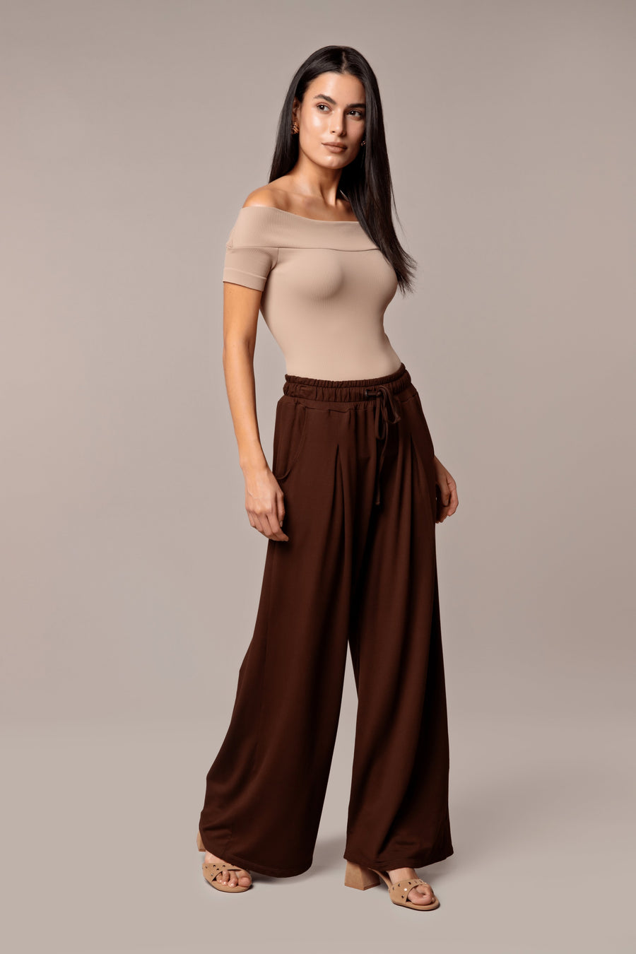Blusa Ombro A Ombro Ribana Scala