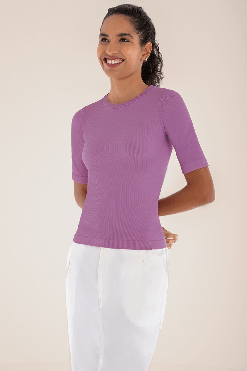Blusa Manga Curta Ribana Scala LD