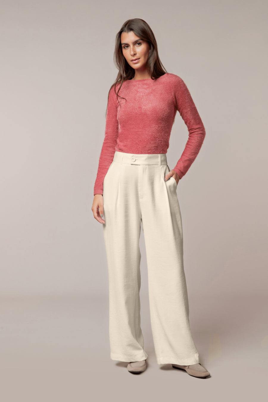 Blusa Manga Longa Fio Pelo Scala