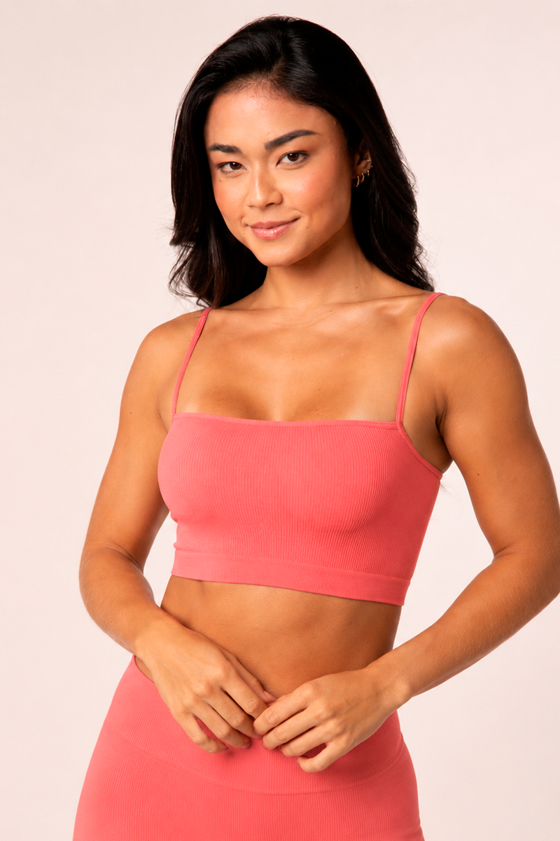 Top Faixa Bandeau Sem Costura Com Alças Scala