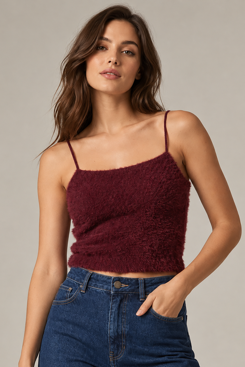 Blusa Alças Bandeau Fio Pelo Pinhão Scala