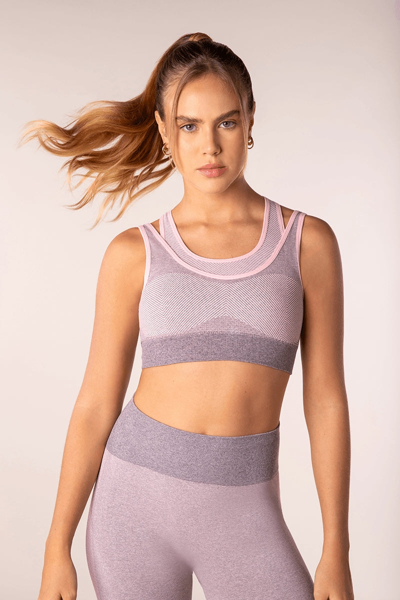 Top Esportivo Duplo Mescla Move Scala LD