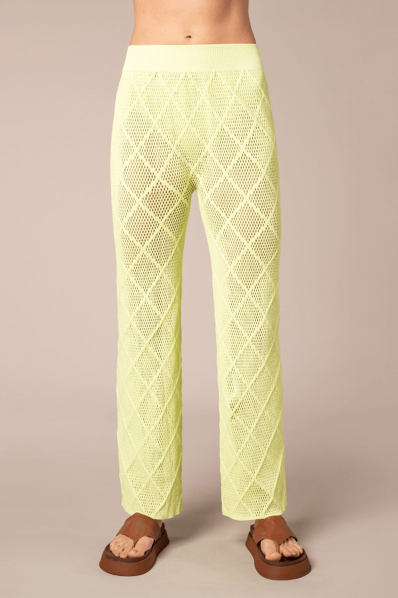 Calça Wide Leg Losangos Scala LD