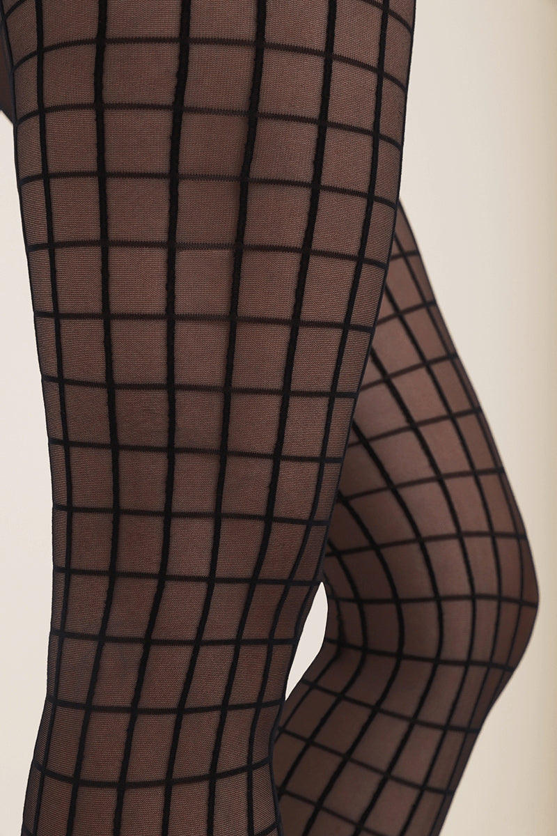 Meia-Calça Fio 15 Grid Scala LD
